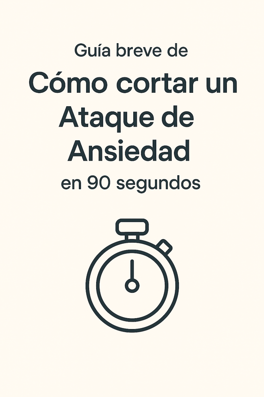 Guía Rápida: Cómo Cortar un Ataque de Ansiedad en 90 Segundos
